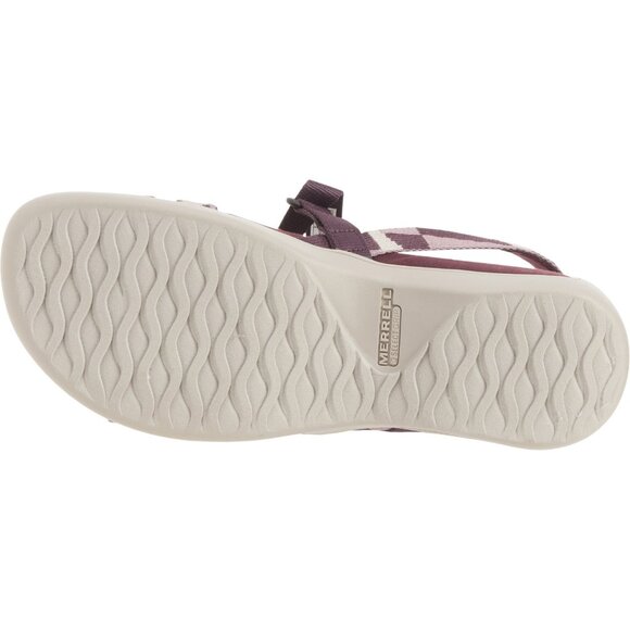 NEW Merrell District 3 Backstrap Web Sandals For Women Burgundy 362s - Picture 5 of 5